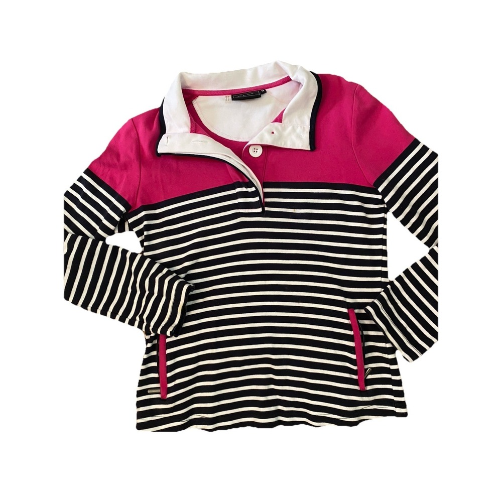 Orly Shirt‎ Women Sz Small Pink Collar